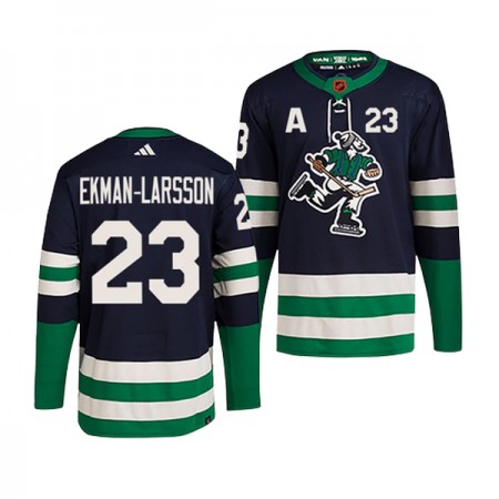 Vancouver Canucks Trikot Oliver Ekman-Larsson 23 Adidas 2022-23 Navy Reverse Retro 2.0 Authentic - Herren